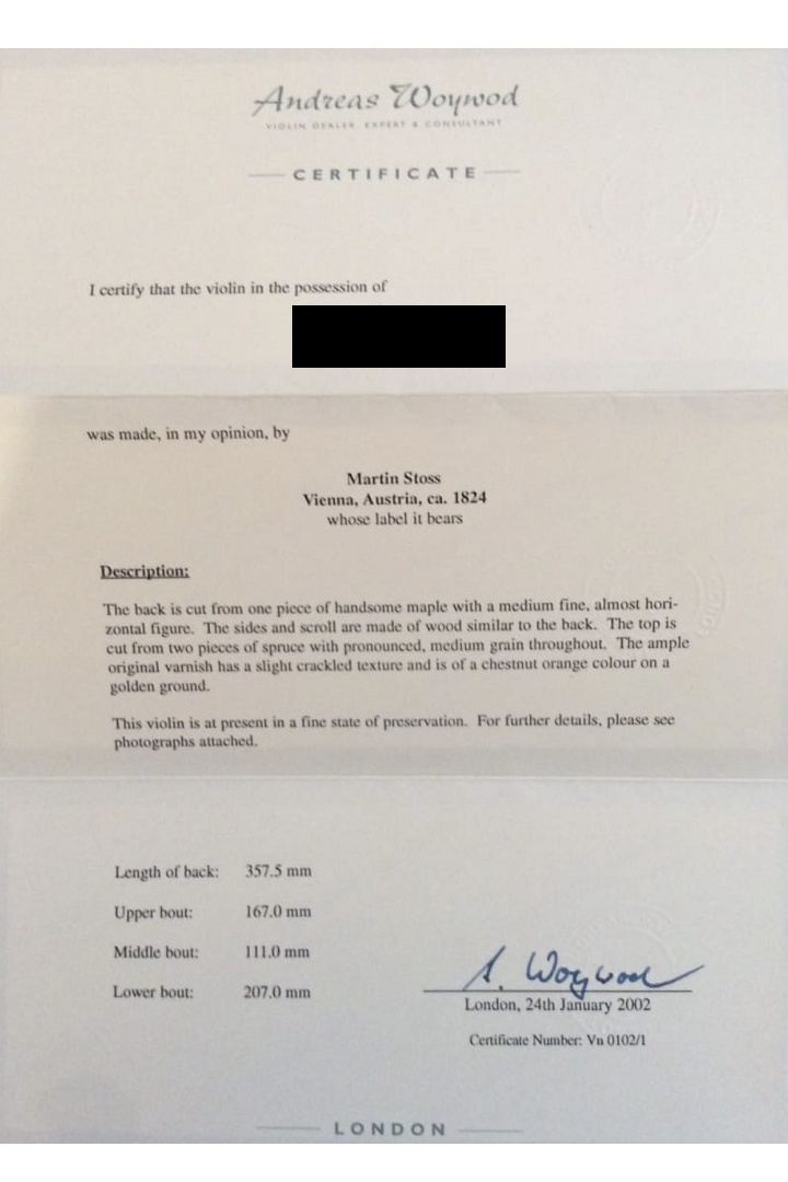 Stoss Martin - Wien Anno 1824 - G-866